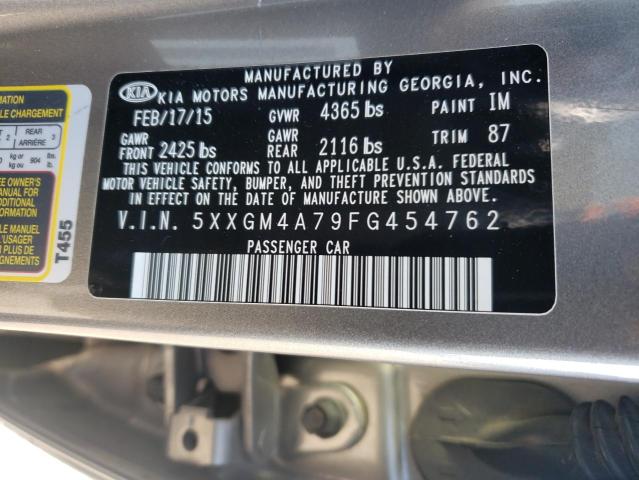 Photo 11 VIN: 5XXGM4A79FG454762 - KIA OPTIMA LX 