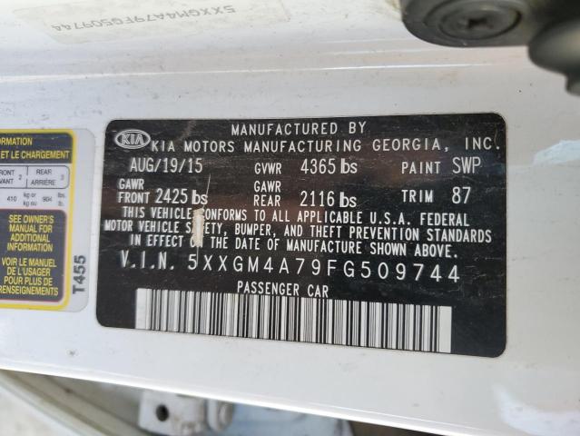 Photo 11 VIN: 5XXGM4A79FG509744 - KIA OPTIMA LX 