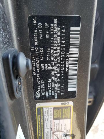 Photo 12 VIN: 5XXGM4A7XDG144147 - KIA OPTIMA LX 