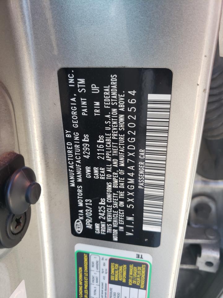 Photo 11 VIN: 5XXGM4A7XDG202564 - KIA OPTIMA 