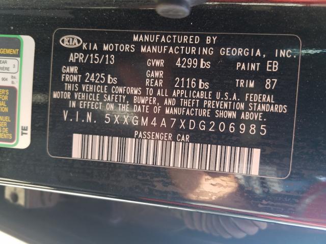 Photo 9 VIN: 5XXGM4A7XDG206985 - KIA OPTIMA LX 