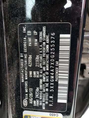 Photo 12 VIN: 5XXGM4A7XDG255376 - KIA OPTIMA LX 