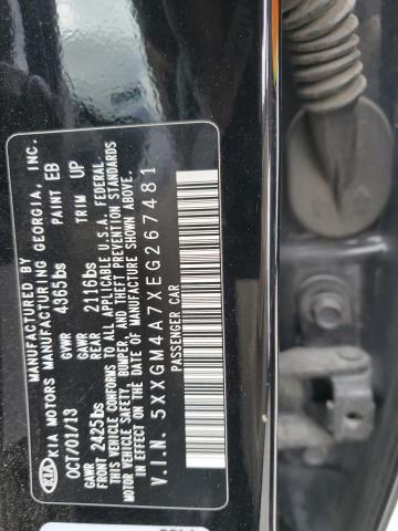 Photo 11 VIN: 5XXGM4A7XEG267481 - KIA OPTIMA LX 