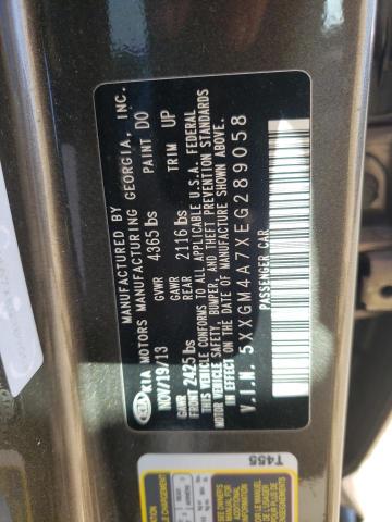 Photo 9 VIN: 5XXGM4A7XEG289058 - KIA OPTIMA LX 