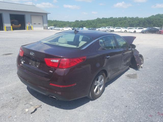 Photo 3 VIN: 5XXGM4A7XEG296270 - KIA OPTIMA LX 