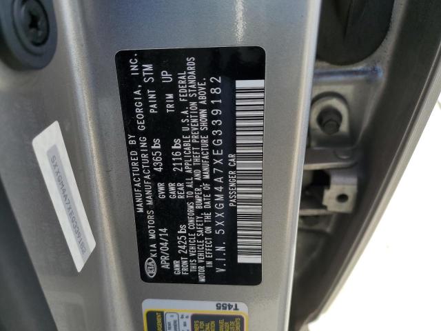 Photo 11 VIN: 5XXGM4A7XEG339182 - KIA OPTIMA LX 