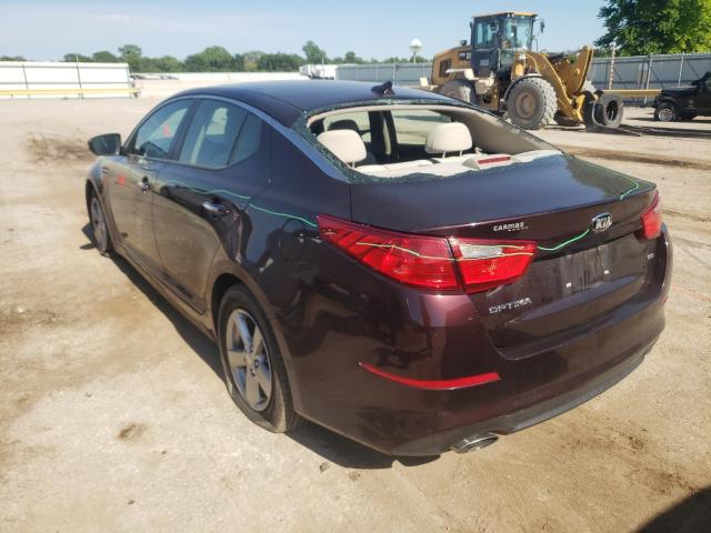 Photo 2 VIN: 5XXGM4A7XEG346665 - KIA OPTIMA LX 