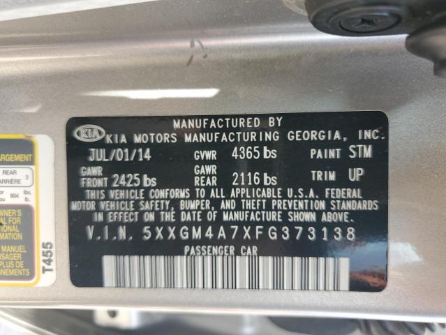 Photo 11 VIN: 5XXGM4A7XFG373138 - KIA OPTIMA 