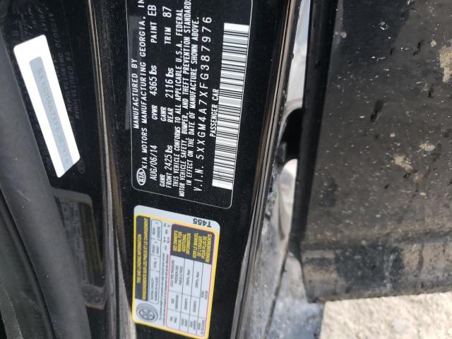 Photo 12 VIN: 5XXGM4A7XFG387976 - KIA OPTIMA 