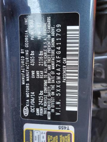 Photo 11 VIN: 5XXGM4A7XFG411709 - KIA OPTIMA LX 