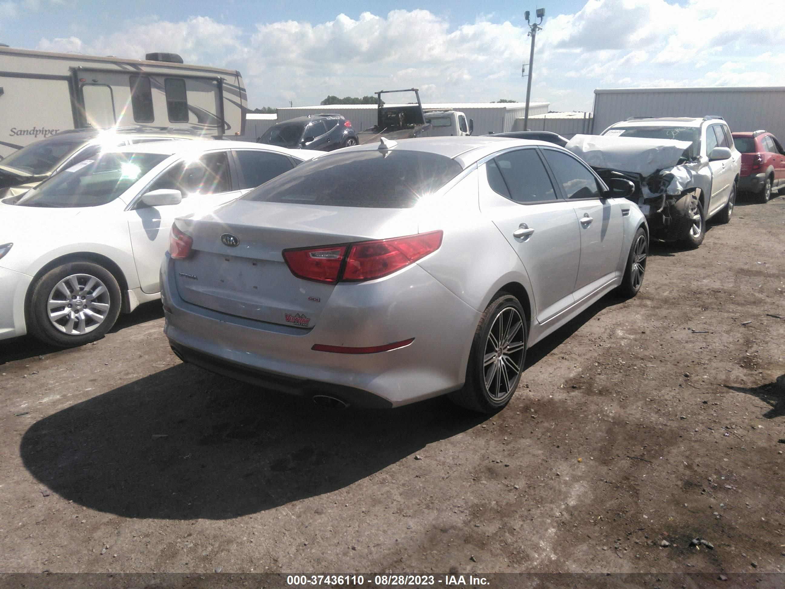 Photo 3 VIN: 5XXGM4A7XFG448744 - KIA OPTIMA 