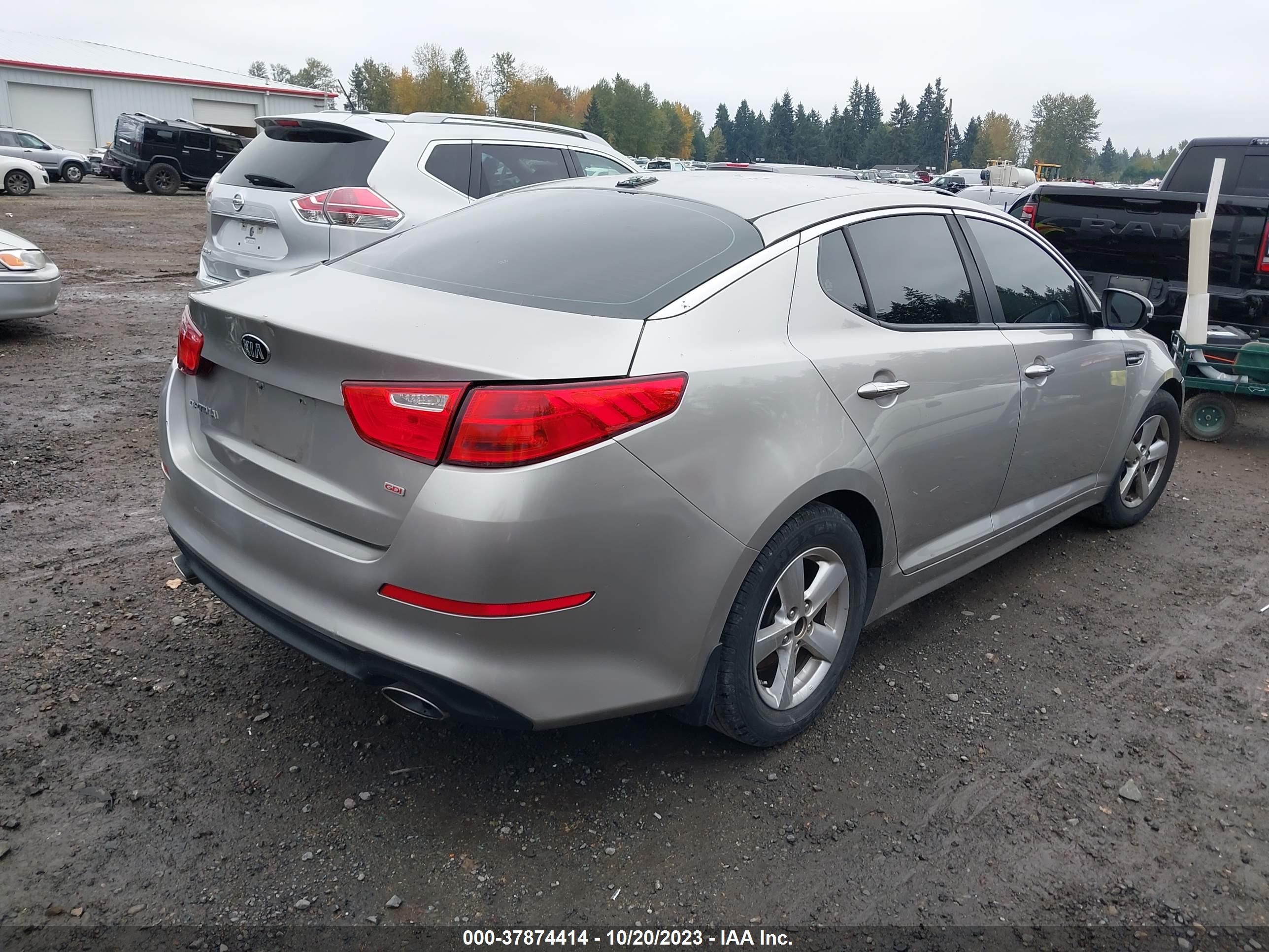 Photo 3 VIN: 5XXGM4A7XFG462269 - KIA OPTIMA 