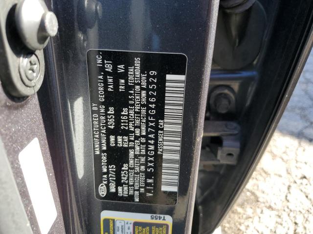 Photo 9 VIN: 5XXGM4A7XFG462529 - KIA OPTIMA LX 