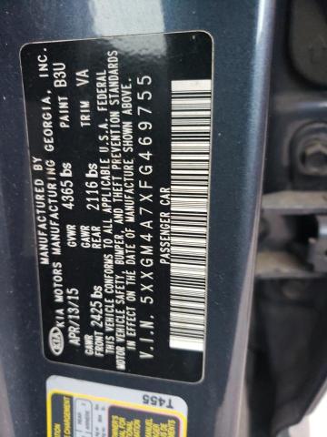 Photo 12 VIN: 5XXGM4A7XFG469755 - KIA OPTIMA LX 