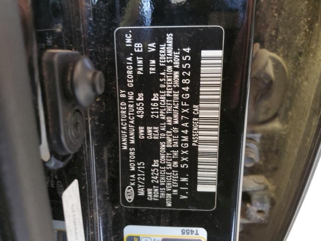 Photo 11 VIN: 5XXGM4A7XFG482554 - KIA OPTIMA 