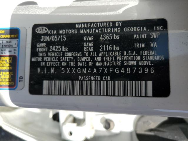 Photo 11 VIN: 5XXGM4A7XFG487396 - KIA OPTIMA LX 