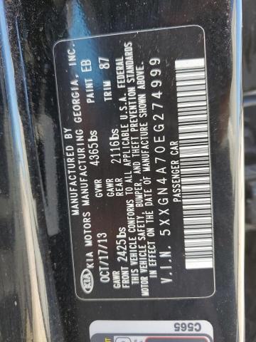 Photo 11 VIN: 5XXGN4A70EG274999 - KIA OPTIMA EX 