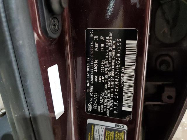 Photo 11 VIN: 5XXGN4A70EG295299 - KIA OPTIMA EX 