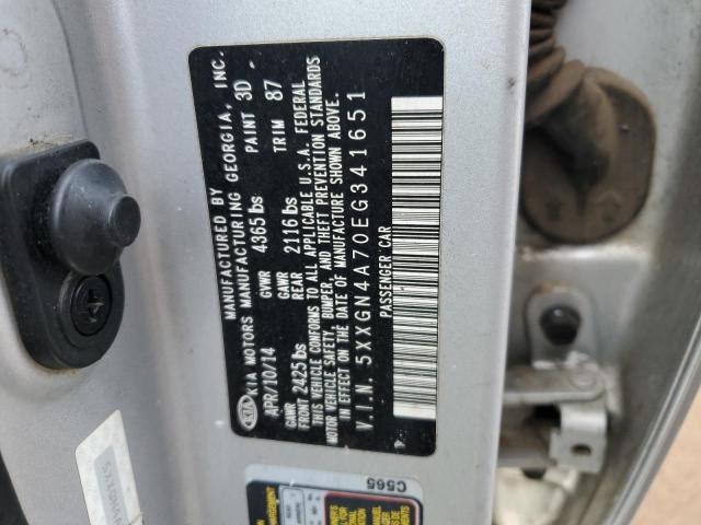 Photo 11 VIN: 5XXGN4A70EG341651 - KIA OPTIMA 