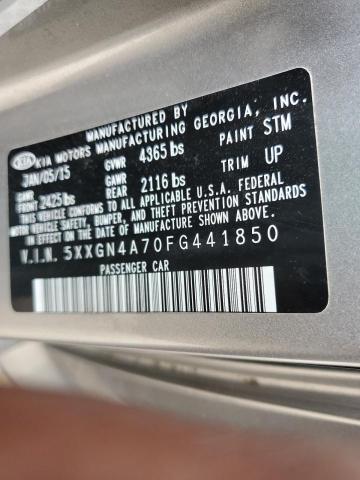 Photo 11 VIN: 5XXGN4A70FG441850 - KIA OPTIMA 