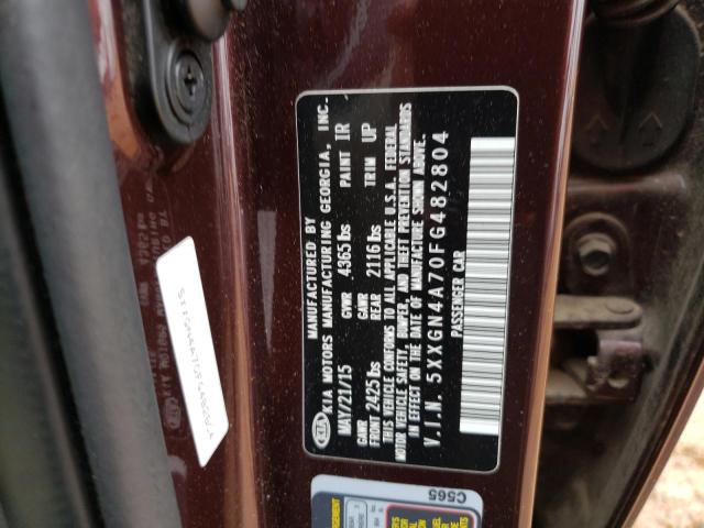 Photo 11 VIN: 5XXGN4A70FG482804 - KIA OPTIMA 