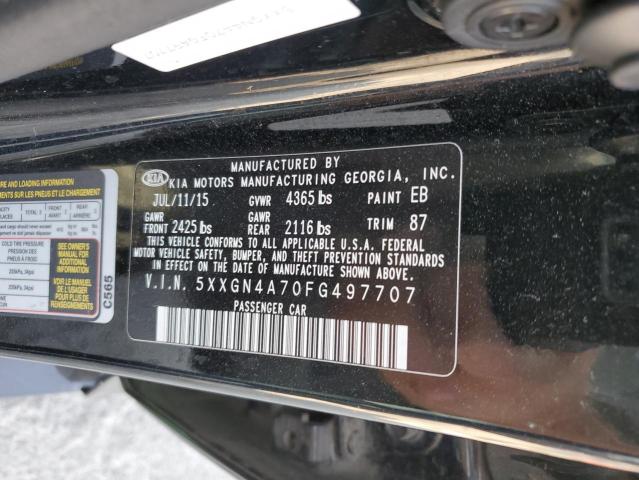 Photo 11 VIN: 5XXGN4A70FG497707 - KIA OPTIMA EX 