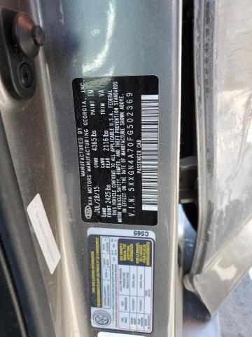 Photo 11 VIN: 5XXGN4A70FG502369 - KIA OPTIMA EX 