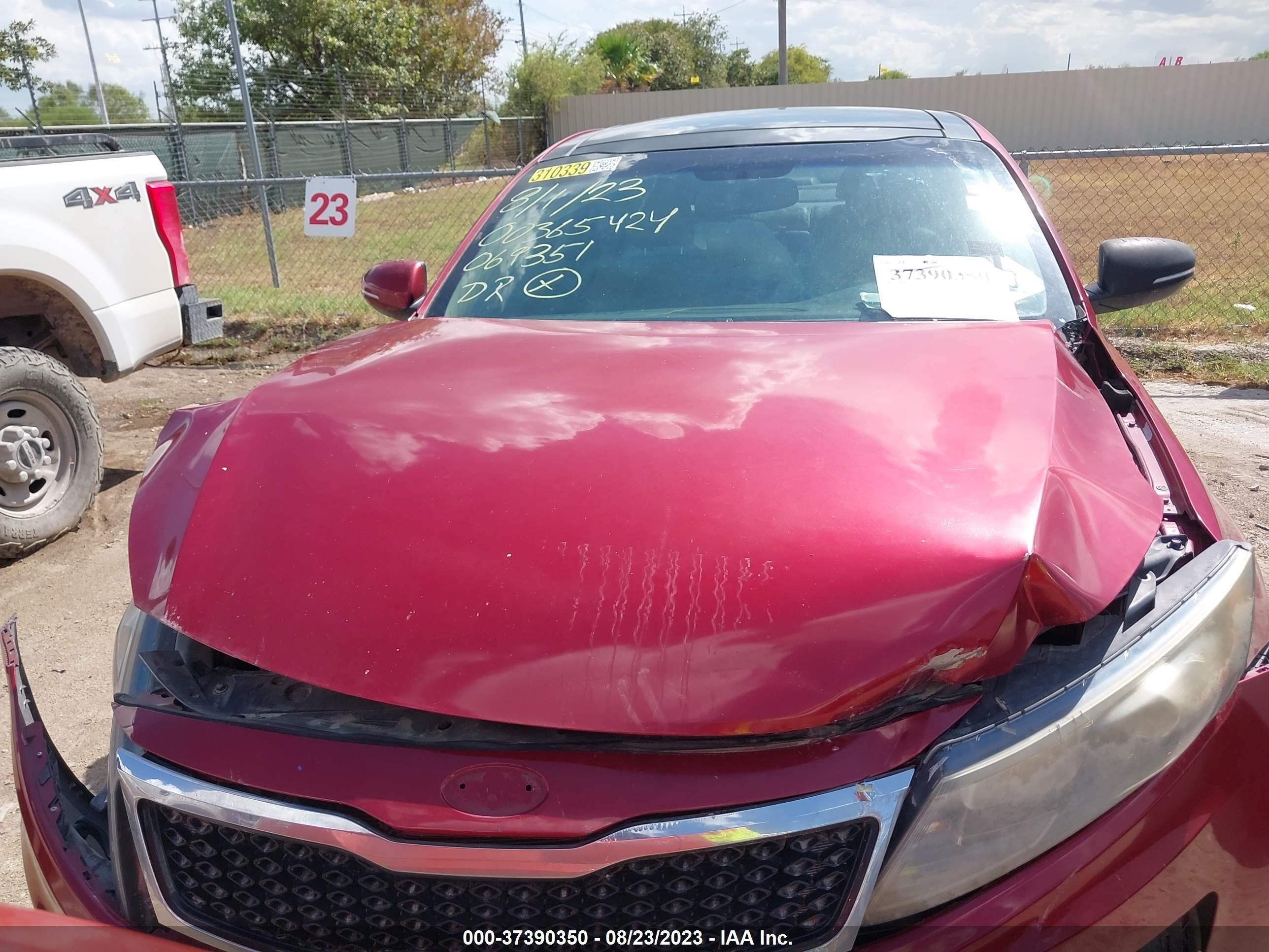 Photo 10 VIN: 5XXGN4A71CG069351 - KIA OPTIMA 