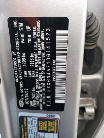 Photo 11 VIN: 5XXGN4A71DG141523 - KIA OPTIMA EX 