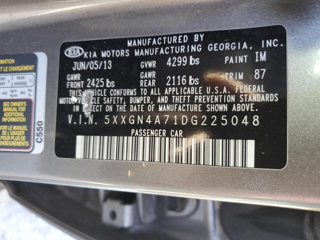 Photo 12 VIN: 5XXGN4A71DG225048 - KIA OPTIMA EX 