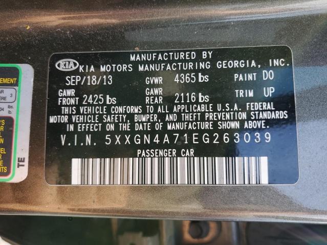 Photo 12 VIN: 5XXGN4A71EG263039 - KIA OPTIMA EX 