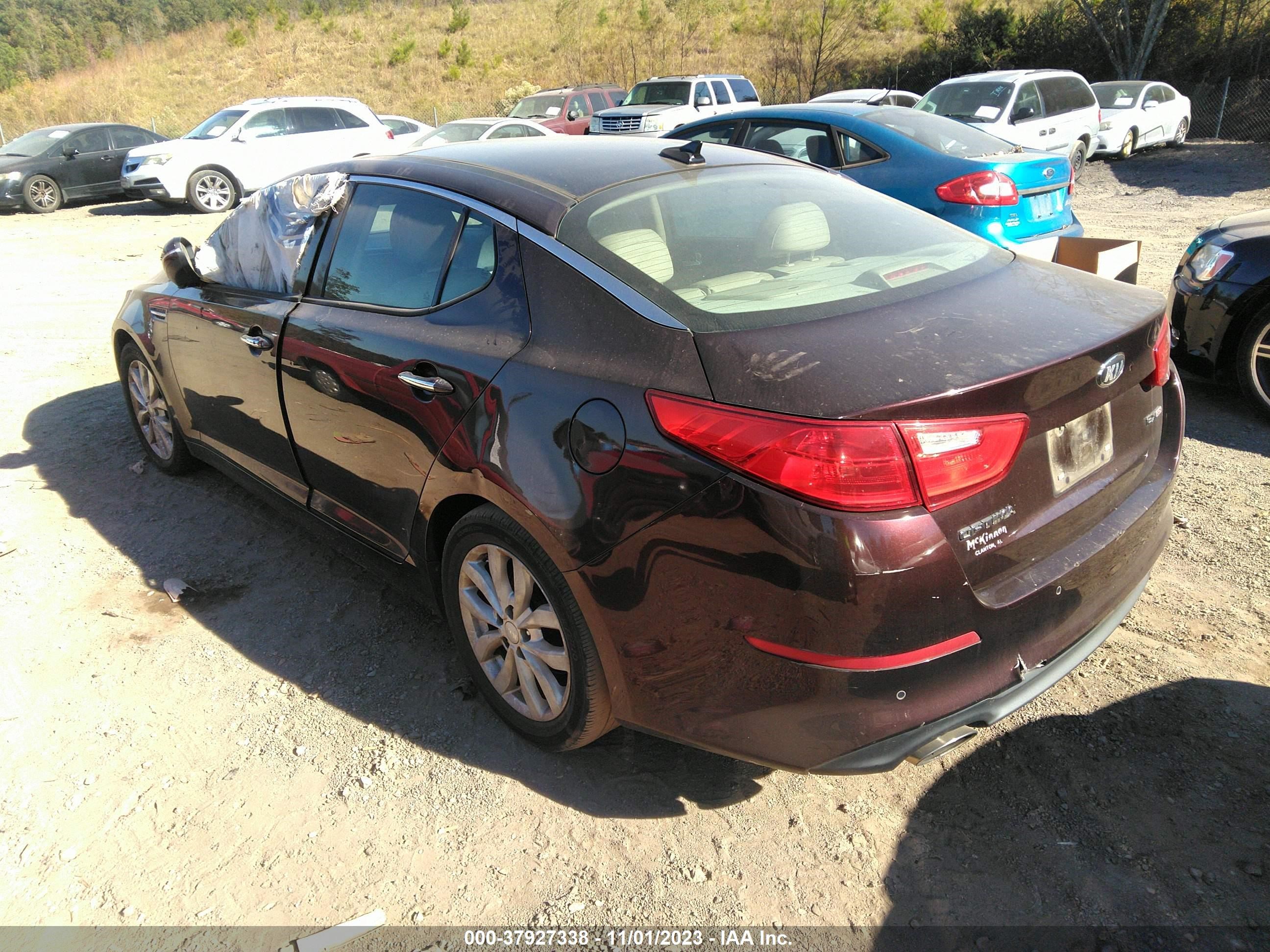 Photo 2 VIN: 5XXGN4A71EG331095 - KIA OPTIMA 