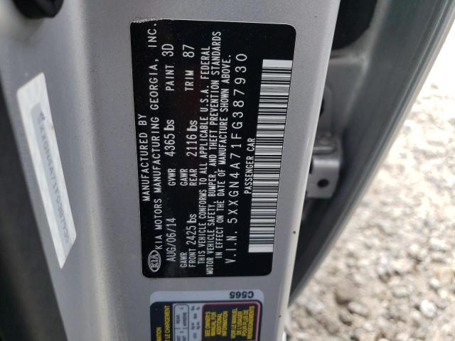 Photo 11 VIN: 5XXGN4A71FG387930 - KIA OPTIMA EX 