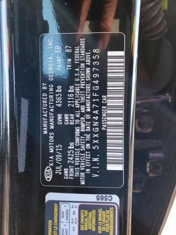 Photo 11 VIN: 5XXGN4A71FG497358 - KIA OPTIMA EX 