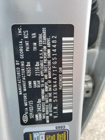 Photo 12 VIN: 5XXGN4A71FG514482 - KIA OPTIMA EX 