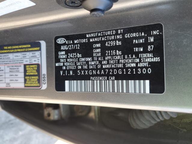 Photo 11 VIN: 5XXGN4A72DG121300 - KIA OPTIMA 