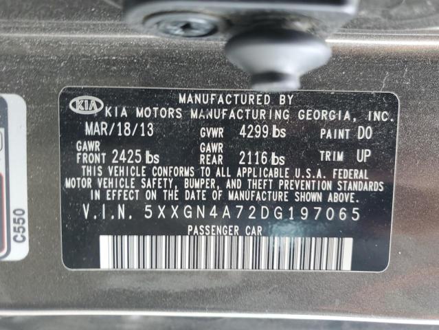 Photo 11 VIN: 5XXGN4A72DG197065 - KIA OPTIMA EX 