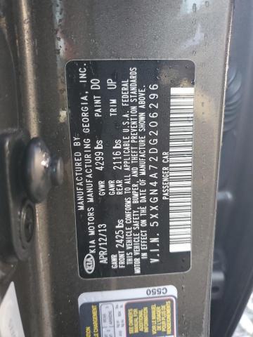 Photo 11 VIN: 5XXGN4A72DG206296 - KIA OPTIMA EX 