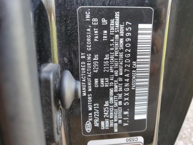 Photo 9 VIN: 5XXGN4A72DG209957 - KIA OPTIMA EX 