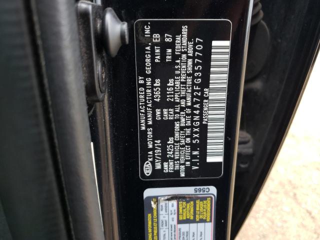 Photo 11 VIN: 5XXGN4A72FG357707 - KIA OPTIMA EX 