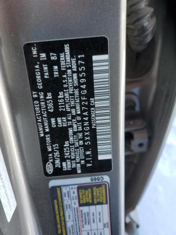 Photo 11 VIN: 5XXGN4A72FG495571 - KIA OPTIMA EX 