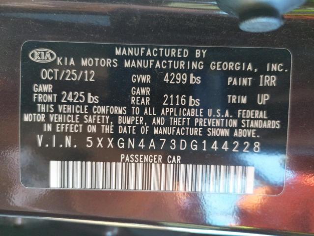 Photo 11 VIN: 5XXGN4A73DG144228 - KIA OPTIMA EX 