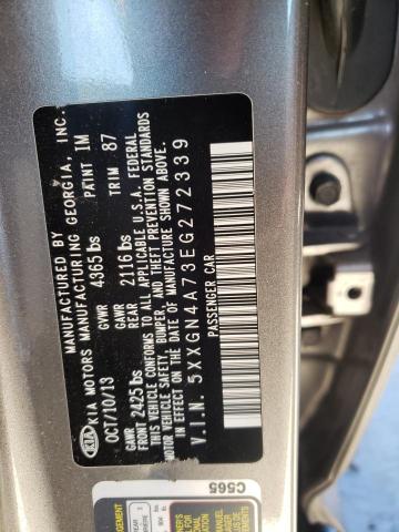 Photo 11 VIN: 5XXGN4A73EG272339 - KIA OPTIMA 