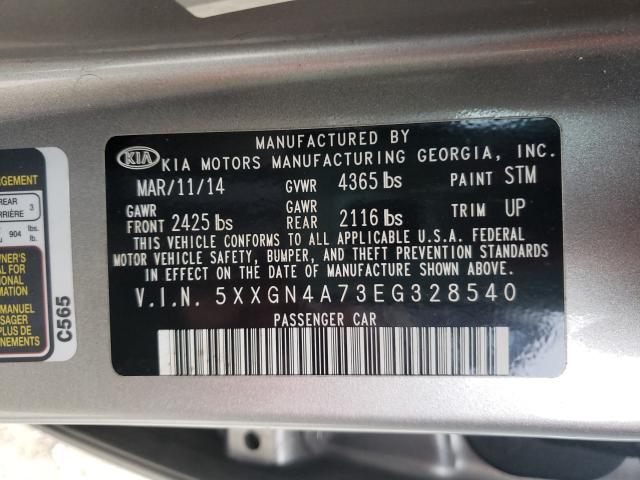 Photo 9 VIN: 5XXGN4A73EG328540 - KIA OPTIMA EX 