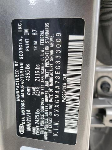 Photo 11 VIN: 5XXGN4A73EG333009 - KIA OPTIMA EX 