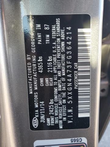 Photo 11 VIN: 5XXGN4A73FG364214 - KIA OPTIMA 