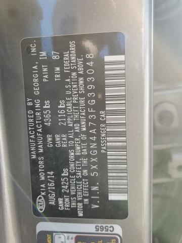 Photo 11 VIN: 5XXGN4A73FG393048 - KIA OPTIMA EX 