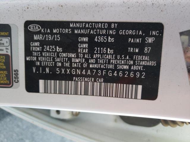 Photo 9 VIN: 5XXGN4A73FG462692 - KIA OPTIMA EX 