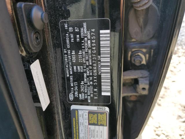 Photo 11 VIN: 5XXGN4A73FG494574 - KIA OPTIMA EX 