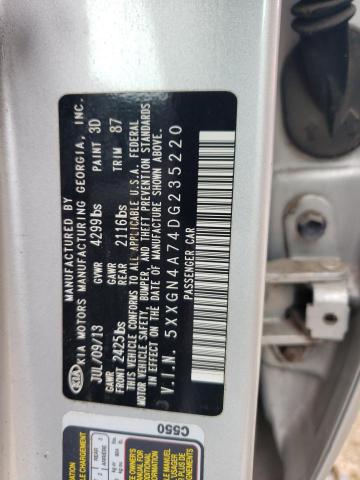 Photo 12 VIN: 5XXGN4A74DG235220 - KIA OPTIMA EX 